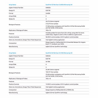 Rat Exon Microarrays